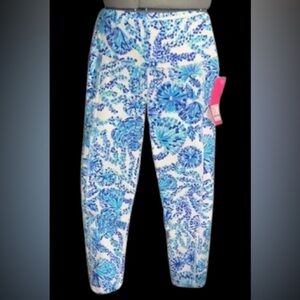 NWT Lilly Pulitzer Weekender High-Rise, Turquoise Oasis, sz sm